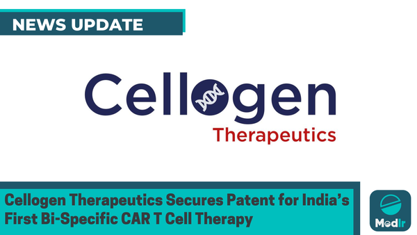 Cellogen Therapeutics Secures Patent for India’s First Bi-Specific CAR T Cell Therapy